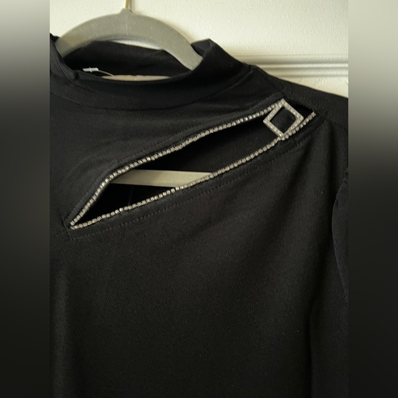 Chloe and Jasmine black blouse size S - Picture 2 of 6